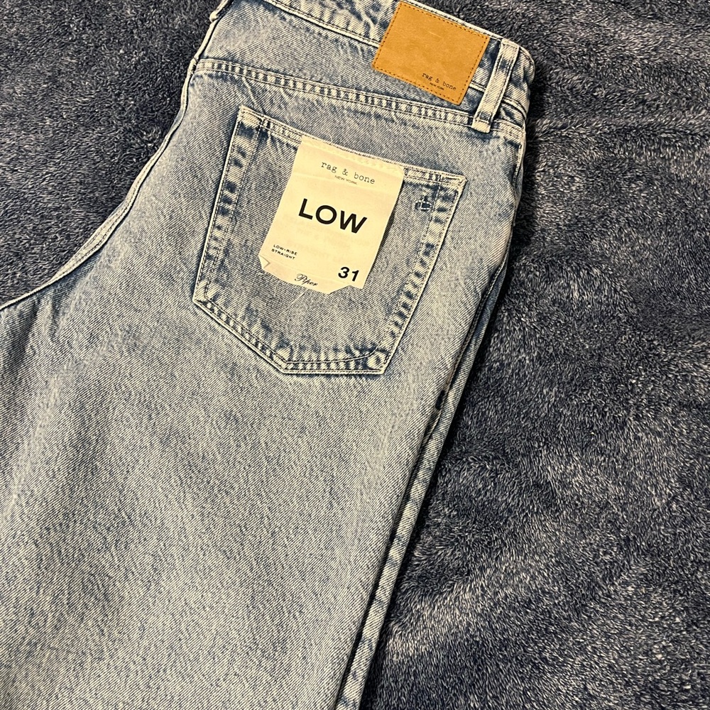 Relaxed Blue Jeans with Vintage Look